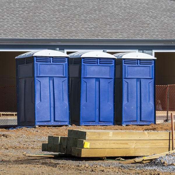 is there a specific order in which to place multiple portable toilets in Springfield Virginia